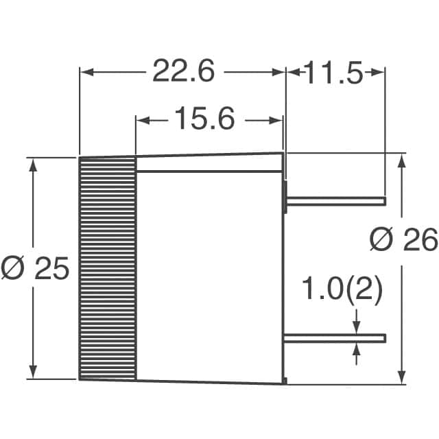 X-2629-TWT-R PUI Audio, Inc.  Alarms Buzzers and Sirens